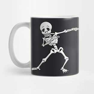 halloween dabbing skeleton Mug